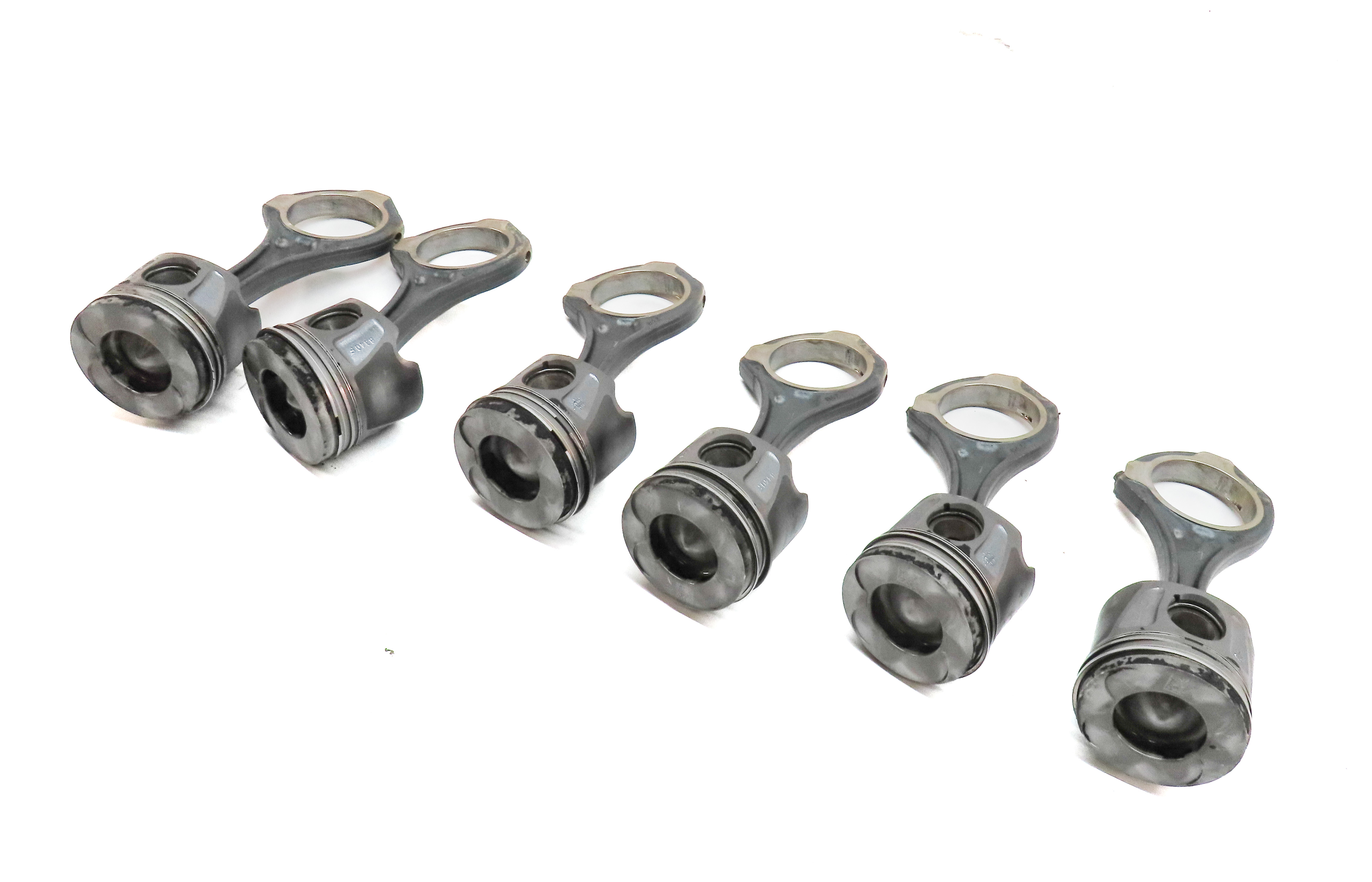 09-13 MERCEDES E350 GL320 GL350 ML320 ML350 3.0L DIESEL ENGINE PISTON & ROD SET — exact item pictured